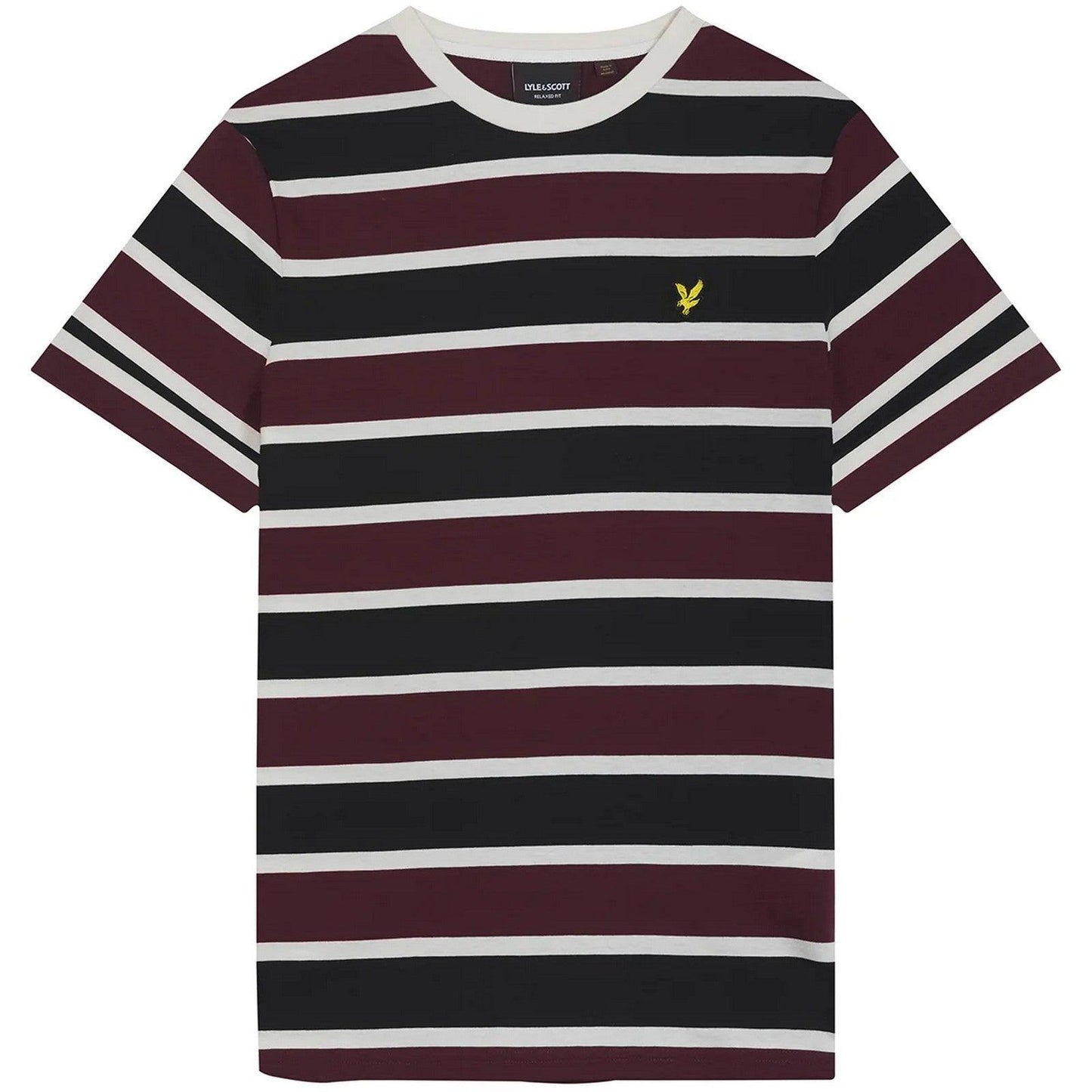 T-shirt Uomo Lyle & Scott - Stripe T-Shirt - Marrone