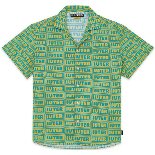 Camicie casual Uomo Iuter - Panel S/S Shirt - Verde