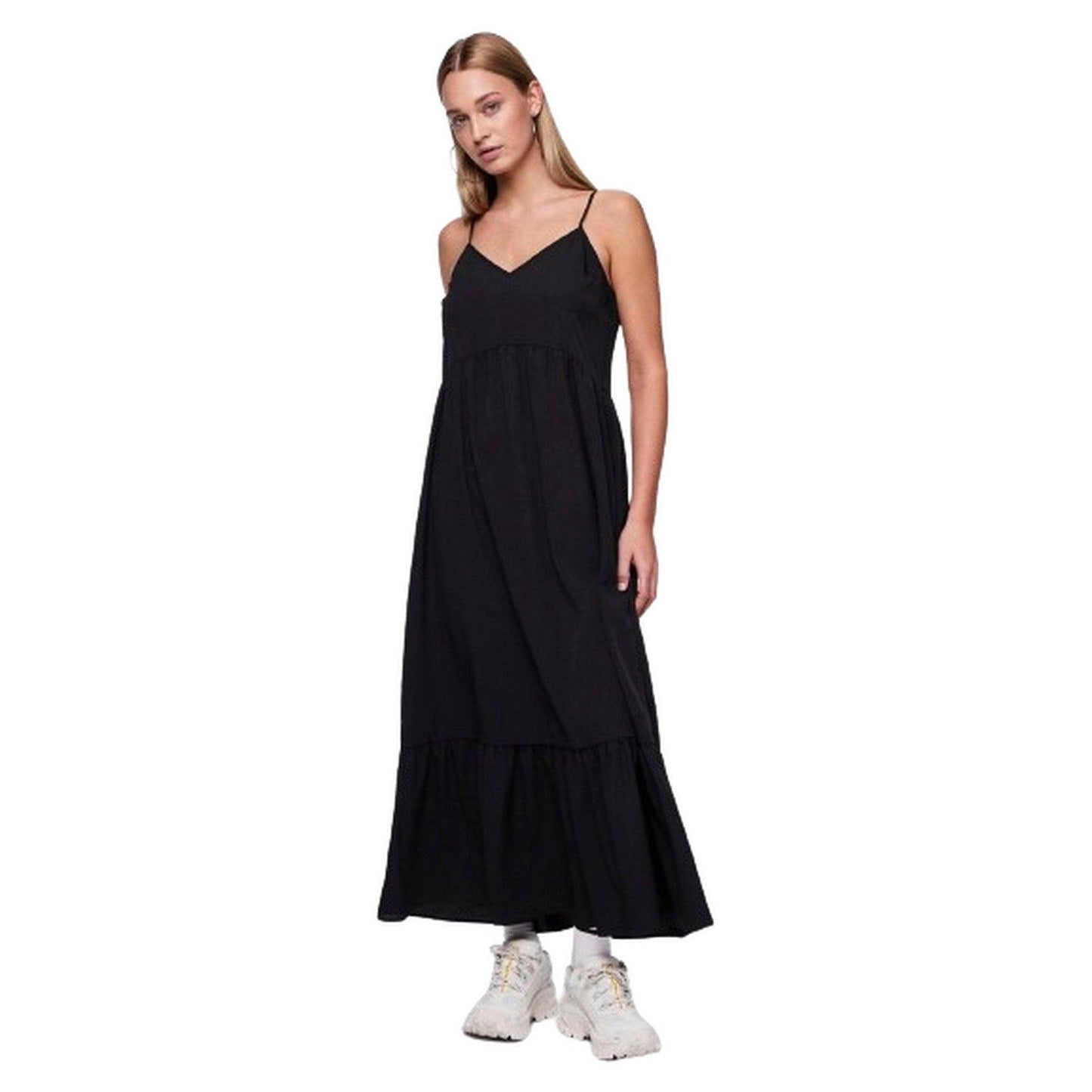 Vestiti casual Donna Pieces - Pcsade Strap Long Dress Noos Bc - Nero