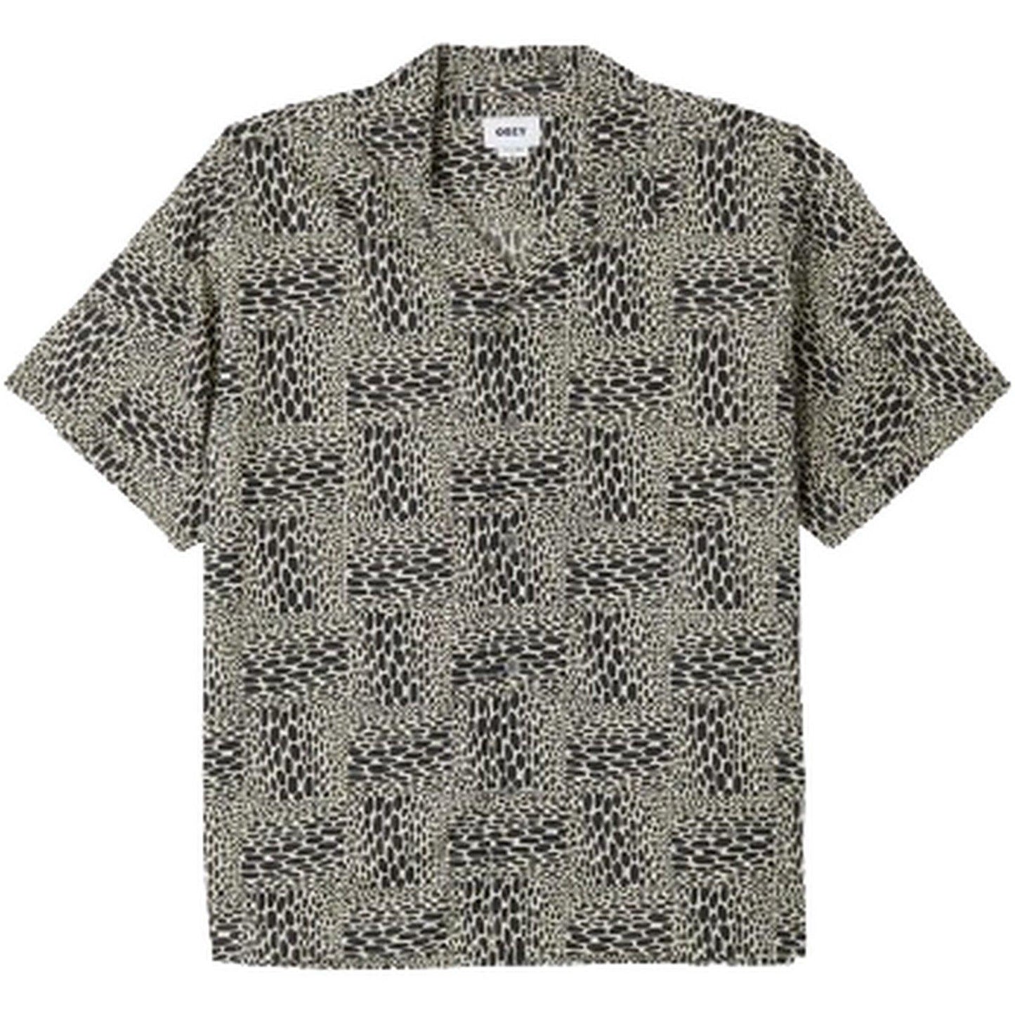 Camicie casual Uomo Obey - Hobart Woven S/S - Grigio