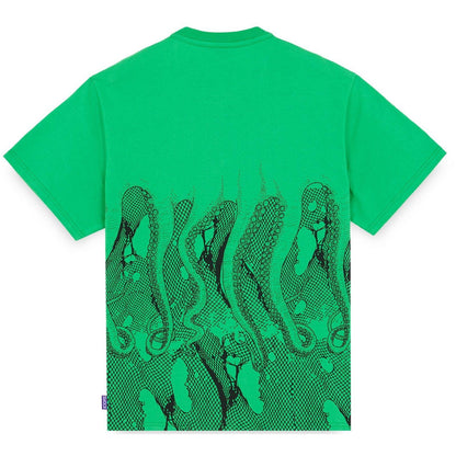 T-shirt Uomo Octopus - Octopus Fishnet Tee - Verde