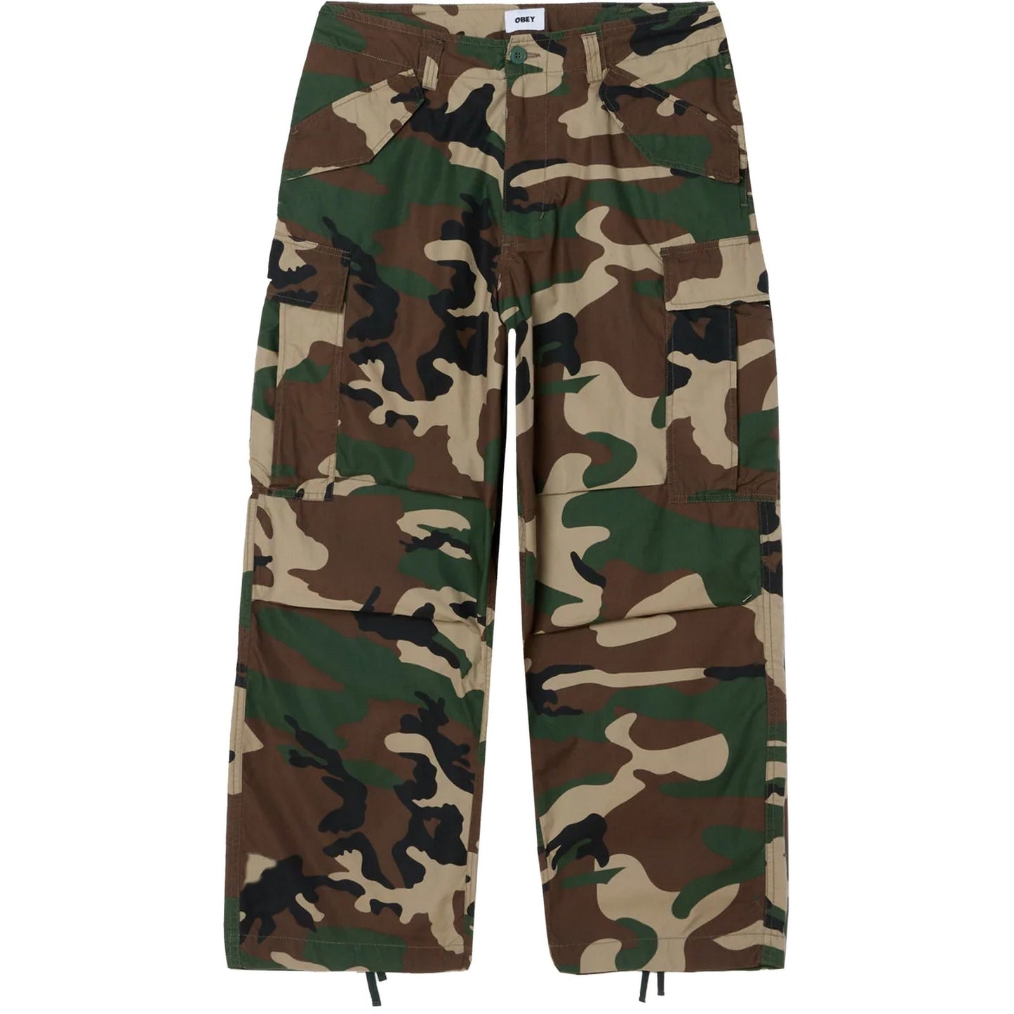 Pantaloni Uomo Obey - Baggy Cargo Pant - Camouflage