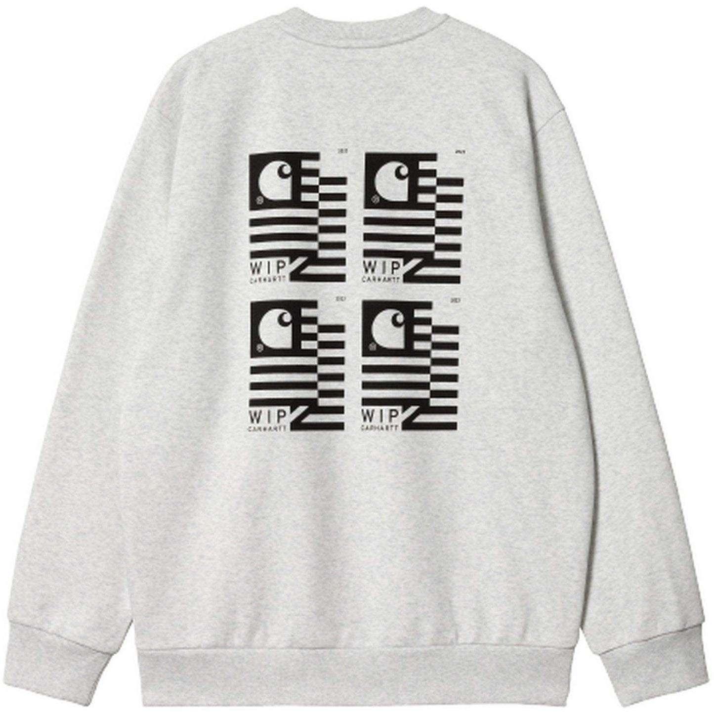 Felpe senza cappuccio Uomo Carhartt Wip - Stamp State Sweat - Grigio