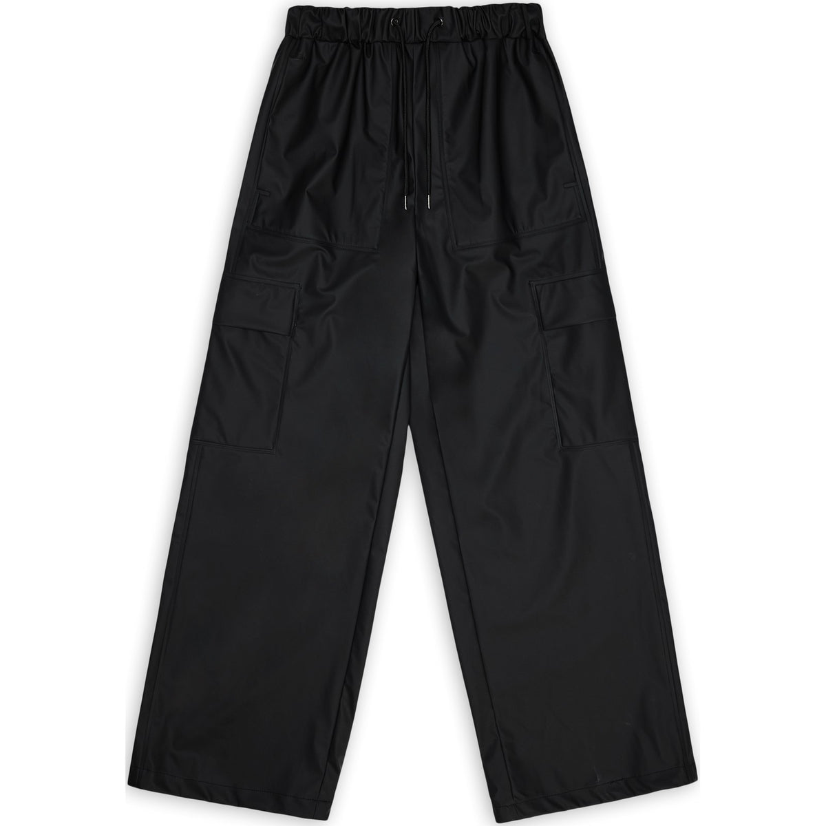 Pantaloni Uomo Rains - Cargo Rain Pants Wide W3 - Nero