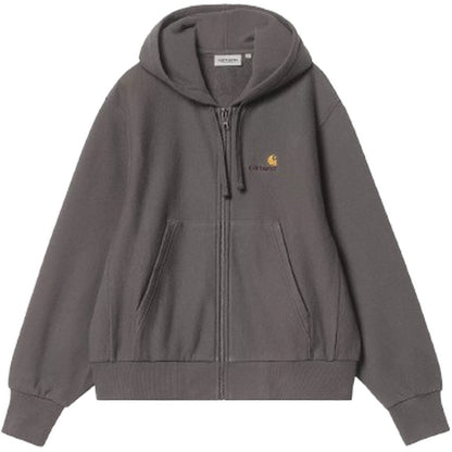 Felpe con cappuccio Donna Carhartt Wip - W' Hd American Scr. Jacket - Grigio