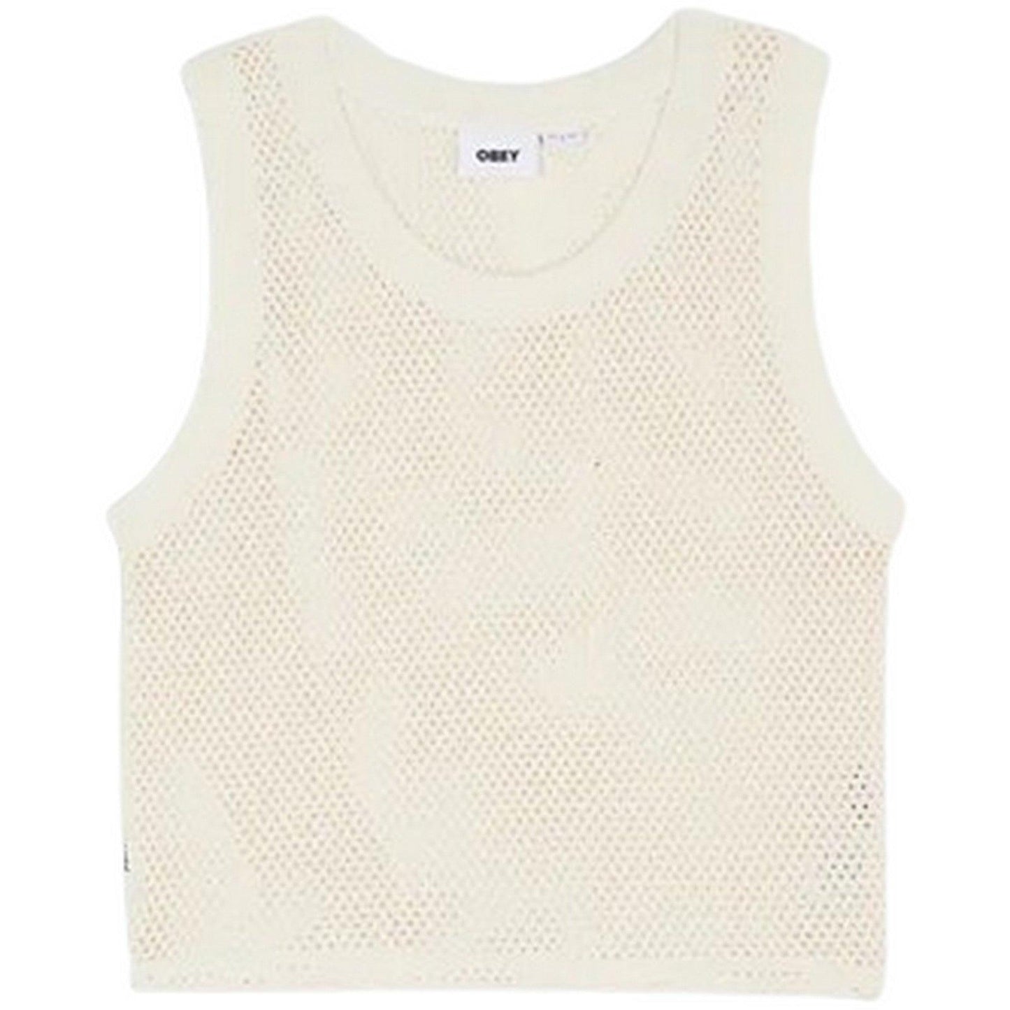 Canotte e top Donna Obey - Obey Hudson Mesh Tank - Bianco