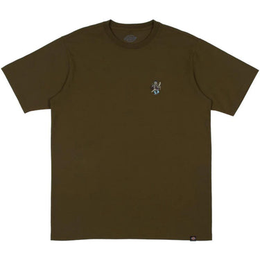 T-shirt Uomo Dickies - Scott City Tee Ss Dark Olive - Verde