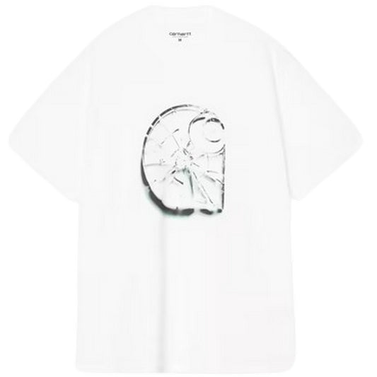T-shirt Uomo Carhartt Wip - S/S Shattered T-Shirt - Bianco