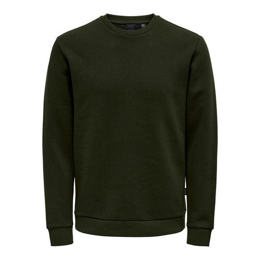 Felpe senza cappuccio Uomo Only & Sons - Onsceres Life Crew Neck Noos - Verde