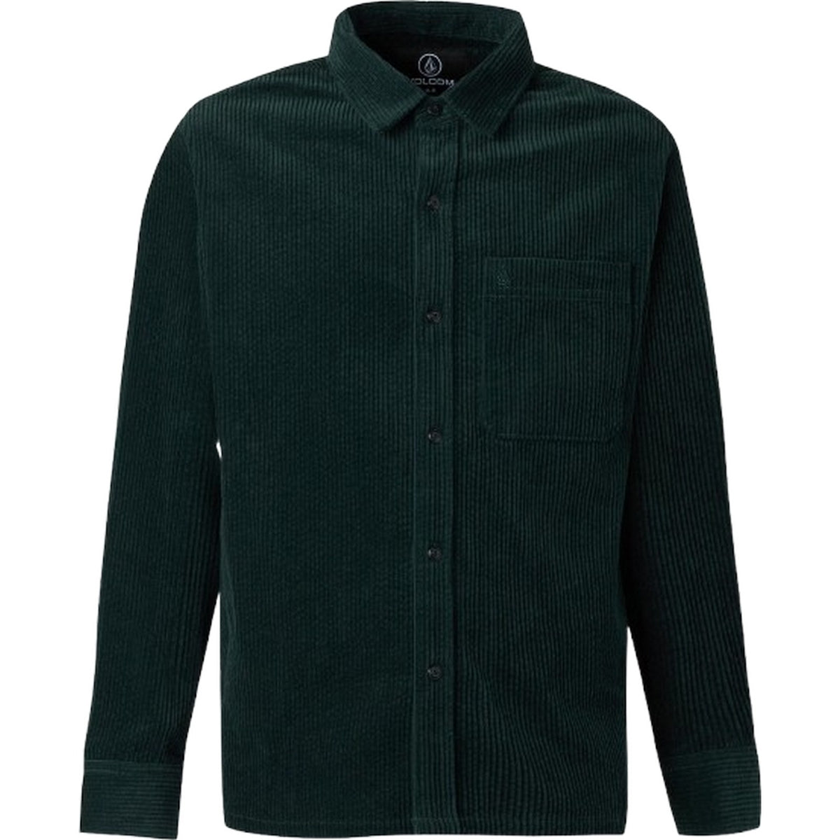 Camicie casual Uomo Volcom - Fostered Ii Cord Ls - Verde
