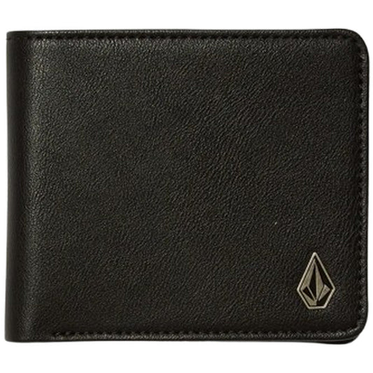 Portafogli Unisex Volcom - Slim Stone Pu Wallet S - Nero