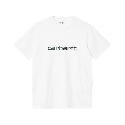 T-shirt Uomo Carhartt Wip - S/S Script T-Shirt - Bianco