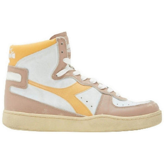 Sneaker Unisex Diadora - Mi Basket Used - Bianco