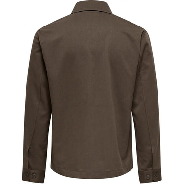 Camicie casual Uomo Only & Sons - Onsmiro Reg 0346 Overshirt Frml - Marrone