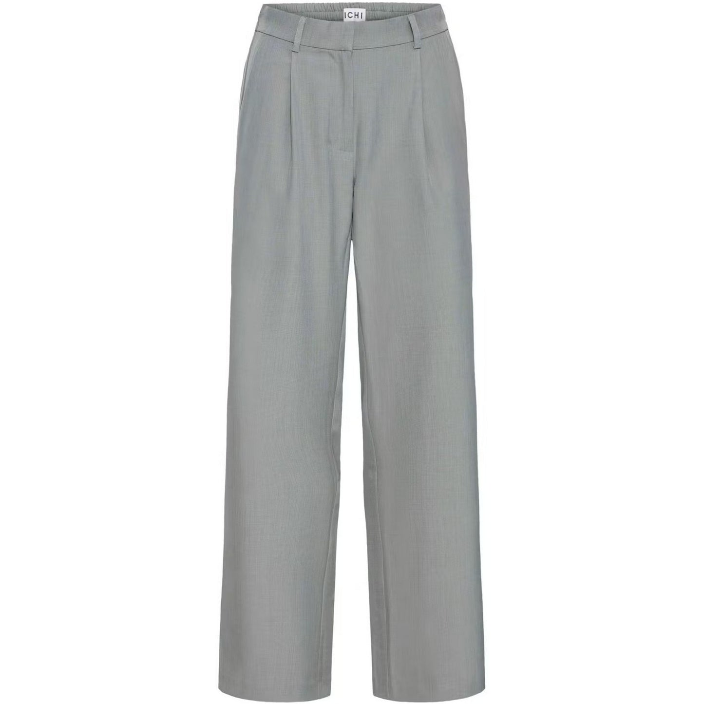 Pantaloni Donna Ichi - Ihfava Wide Pa - Grigio