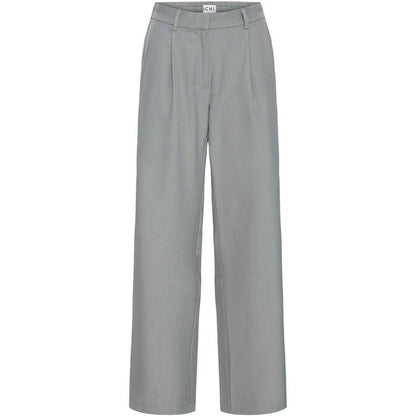 Pantaloni Donna Ichi - Ihfava Wide Pa - Grigio