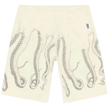 Pantaloncini Uomo Octopus - Octopus Outline Sweatshorts - Bianco