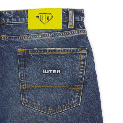 Pantaloncini Uomo Iuter - Baggy Denim Shorts - Blu