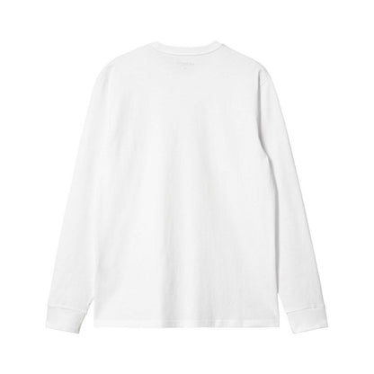 Maglie a manica lunga Uomo Carhartt Wip - L/S Pocket T-Shirt - Bianco