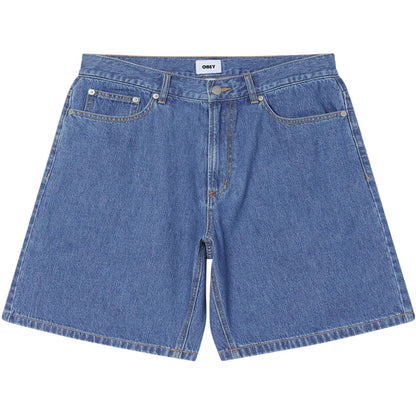 Pantaloncini Uomo Obey - Emerson Denim Short - Blu