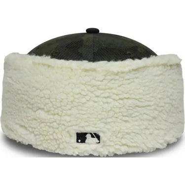 Cappellini da baseball Unisex New Era - Cord 59Fifty Down Flap - Verde