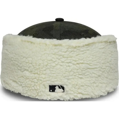 Cappellini da baseball Unisex New Era - Cord 59Fifty Down Flap - Verde