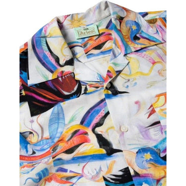 Koszule casualowe unisex Aries - Koszula hawajska Panthera - wielokolorowe