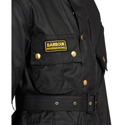 Giubbini Uomo Barbour International - International Original Wax - Nero