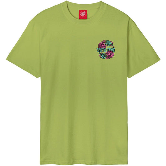 T-shirt Uomo Santa Cruz - Dressen Rose Crew Two T-Shirt - Verde