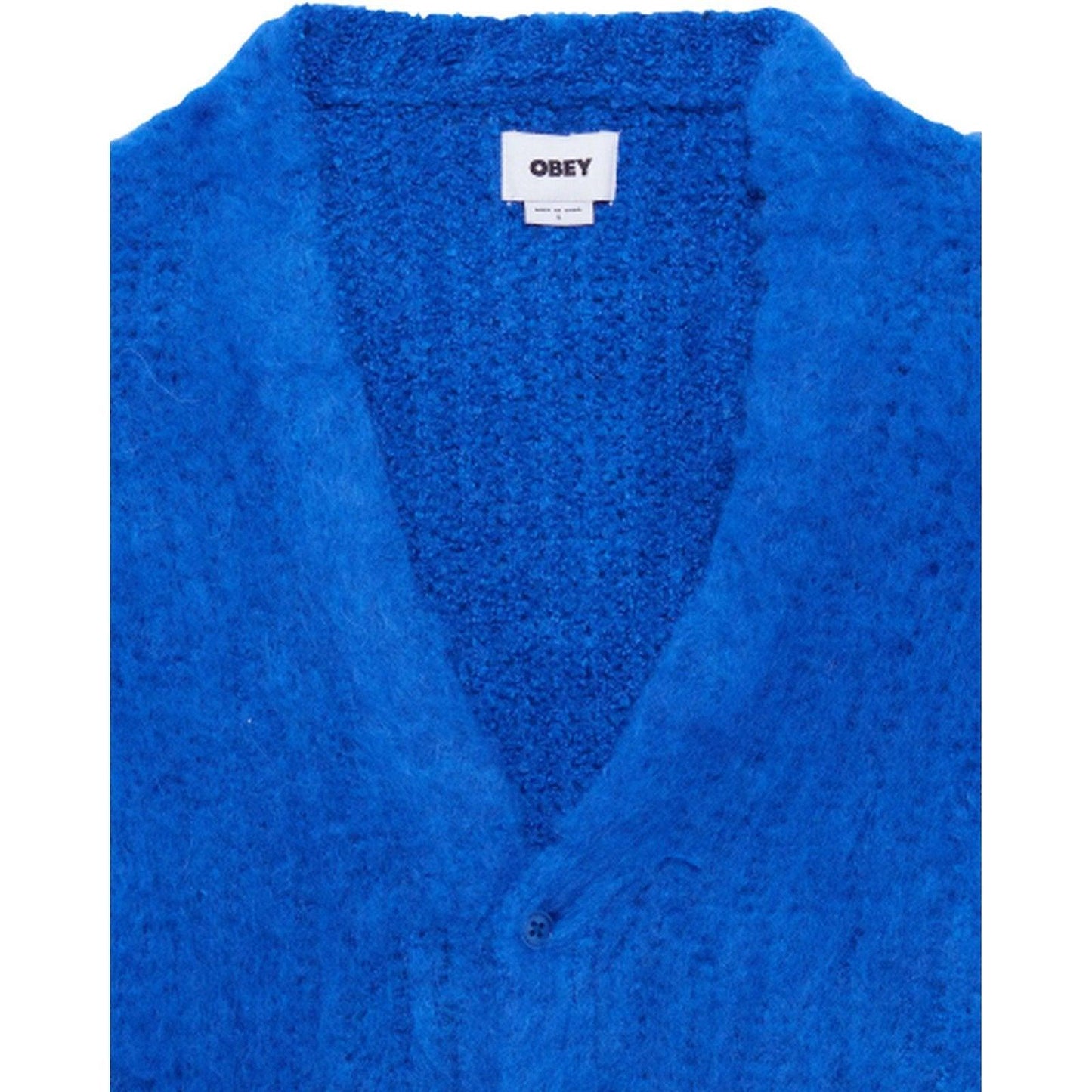 Cardigan Uomo Obey - Patron Cardigan - Blu