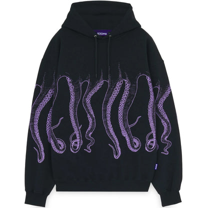 Felpe con cappuccio Uomo Octopus - Octopus Outline Hoodie - Nero
