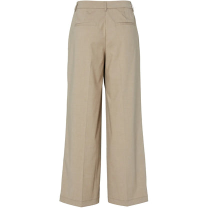 Pantaloni Donna Pieces - Pcrosa Hw Wide Pant Noos Bc - Grigio