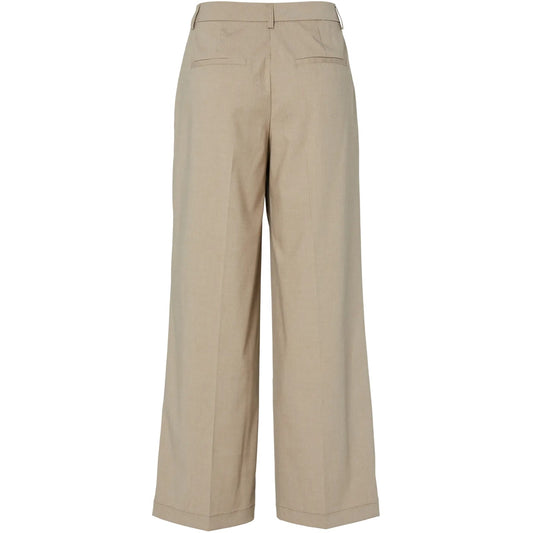 Pantaloni Donna Pieces - Pcrosa Hw Wide Pant Noos Bc - Grigio