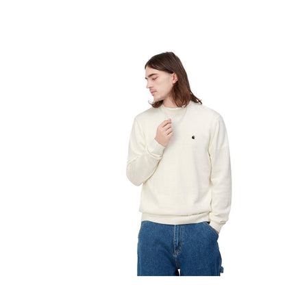 Maglie Uomo Carhartt Wip - Madison Sweater - Panna