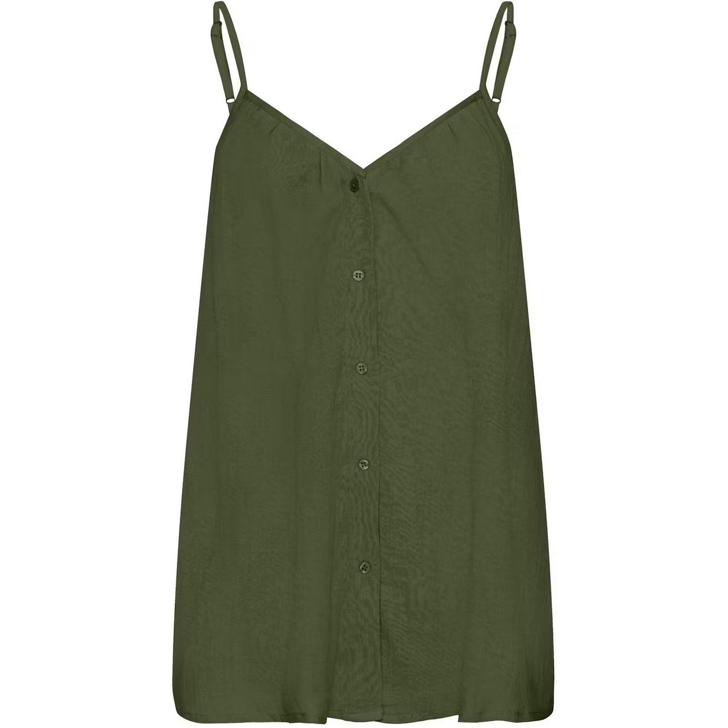 Vestiti casual Donna Ichi - Iafoxa Singlet Dr - Verde