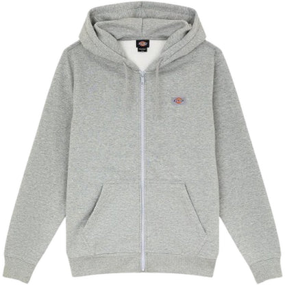 Felpe con cappuccio Uomo Dickies - Oakport Zip Hoodie - Grigio