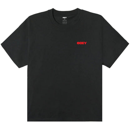 T-shirt Uomo Obey - Obey Reuse Tee - Nero