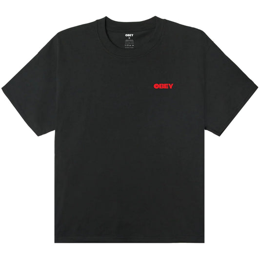 T-shirt Uomo Obey - Obey Reuse Tee - Nero