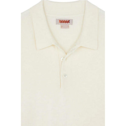 Polo Uomo Baracuta - Ss Polo Knit Cotton Garment Dyed - Avorio