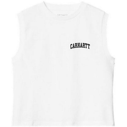 Canotte e top Donna Carhartt Wip - W' University Script A-Shirt - Bianco