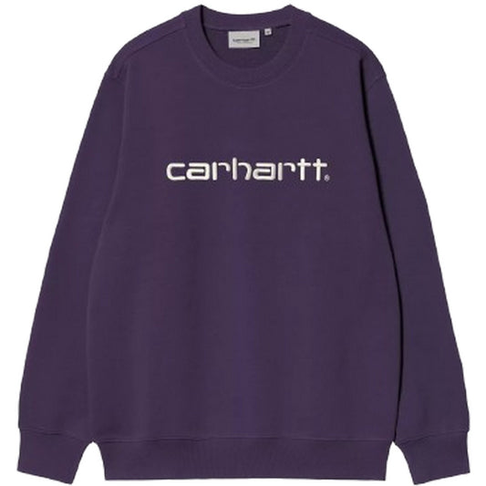 Felpe senza cappuccio Donna Carhartt Wip - W' Carhartt Sweat - Viola