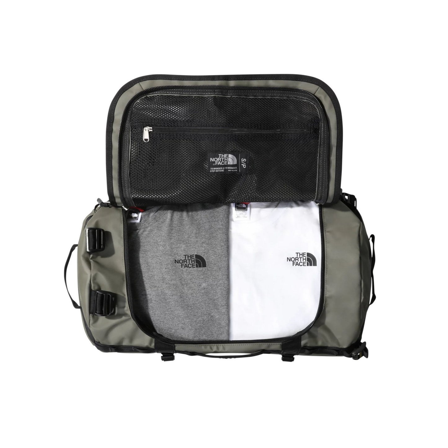 Borse a spalla Unisex The North Face - Base Camp Duffel - S - Verde