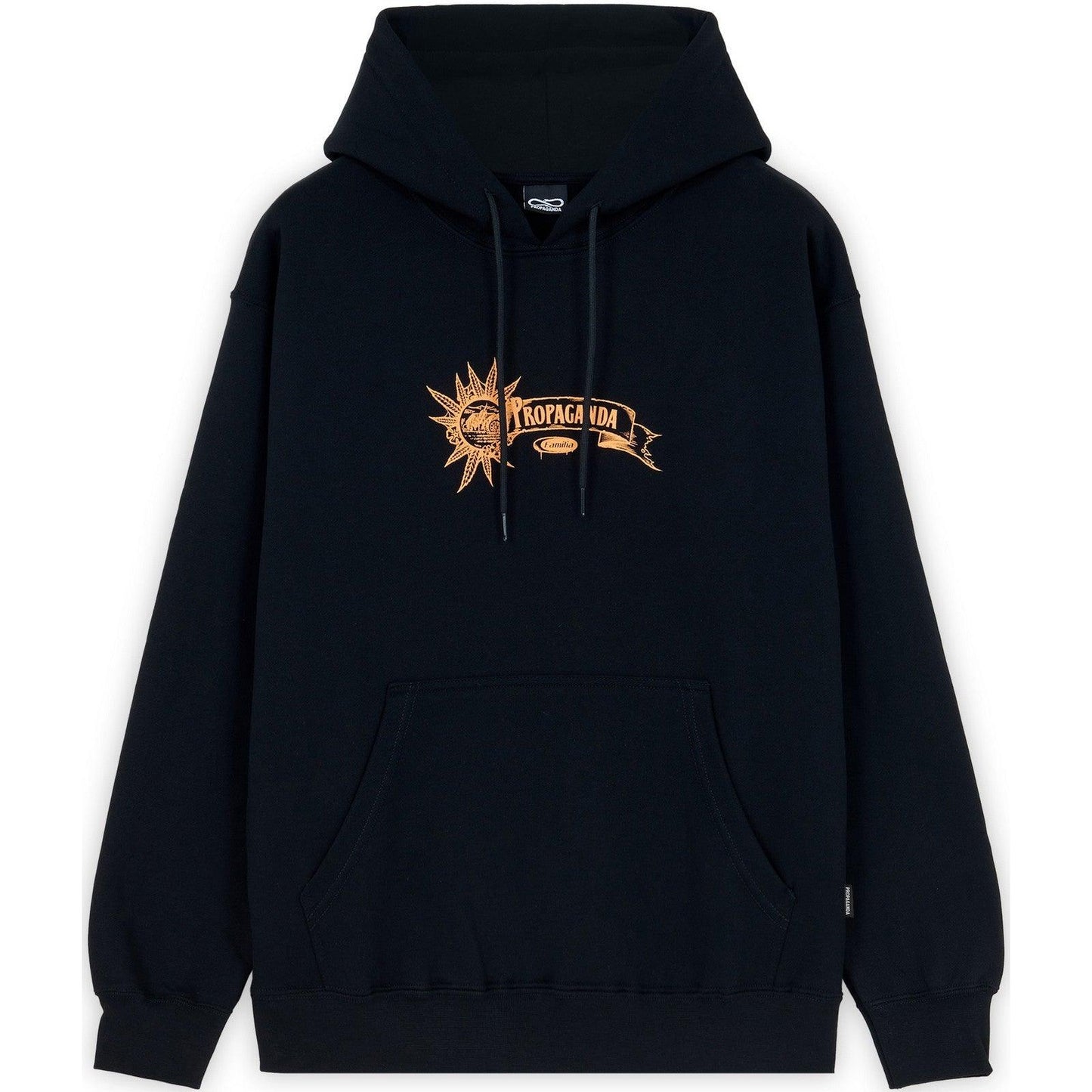 Felpe con cappuccio Uomo Propaganda - Burn Hoodie - Nero