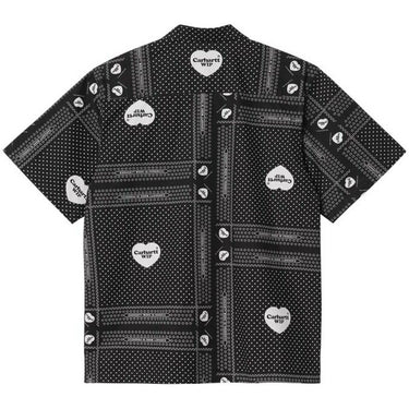 Camicie casual Uomo Carhartt Wip - S/S Heart Bandana Shirt - Nero