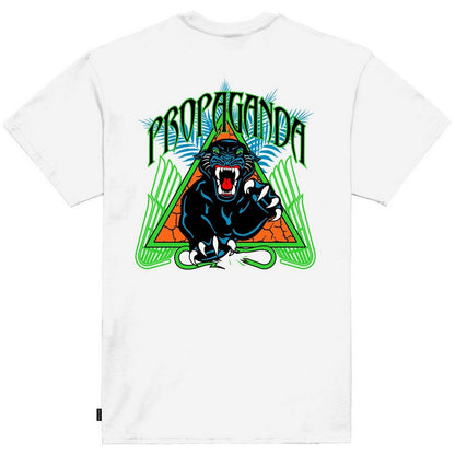 T-shirt Uomo Propaganda - T-Shirt Triangle Panther - Bianco