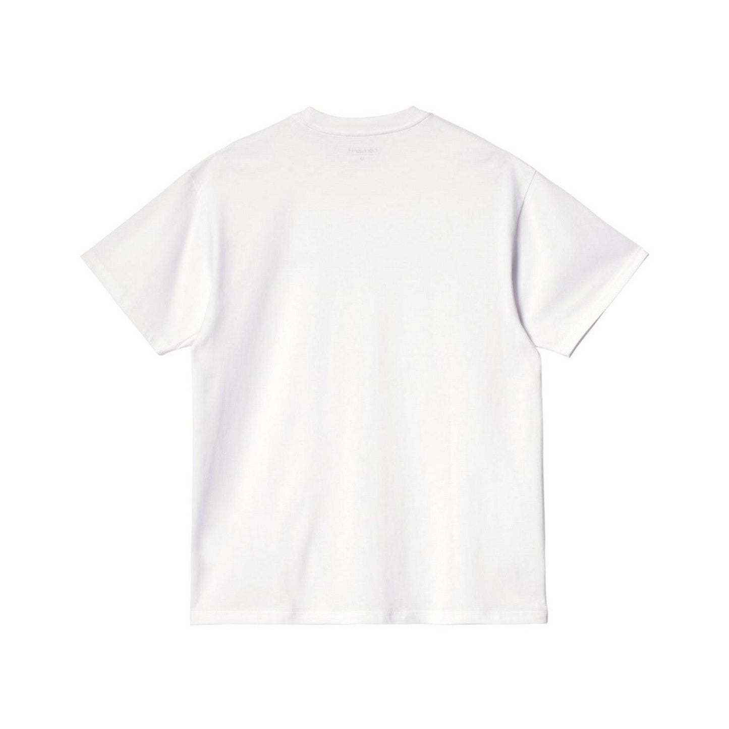 T-shirt Uomo Carhartt Wip - S/S American Script - Bianco