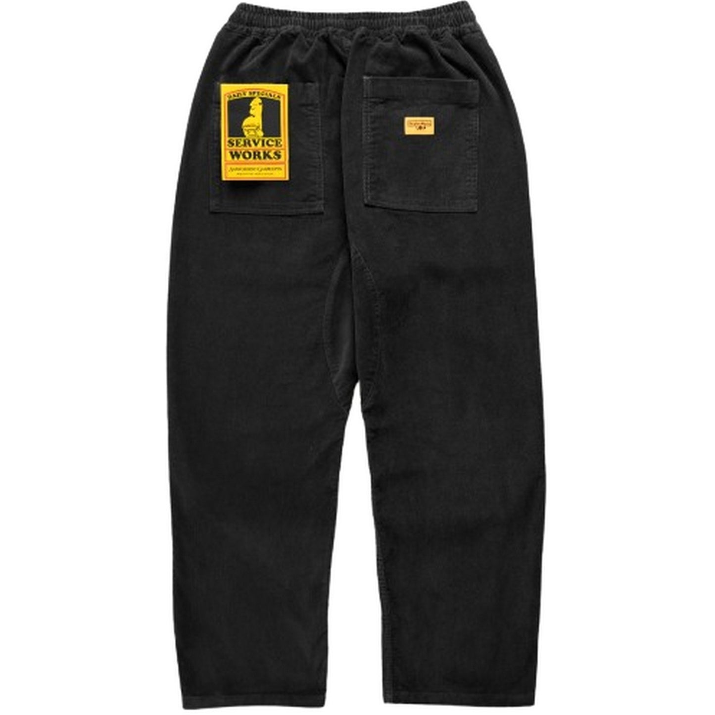 Pantaloni Uomo Service Works - Corduroy Chef Pant - Nero