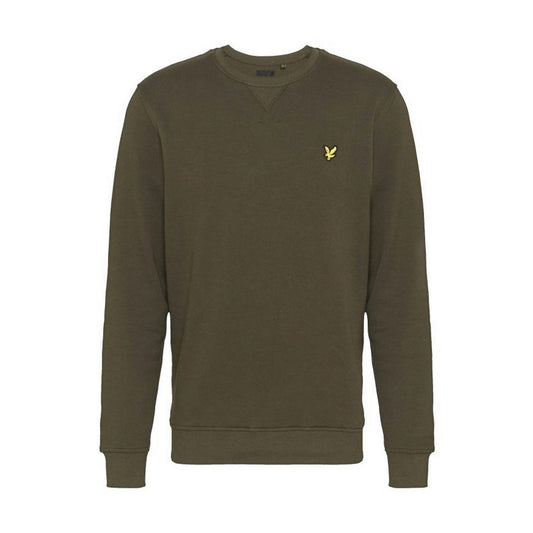 Felpe senza cappuccio Uomo Lyle & Scott - Brushed Back Crew Neck Sweatsh - Verde