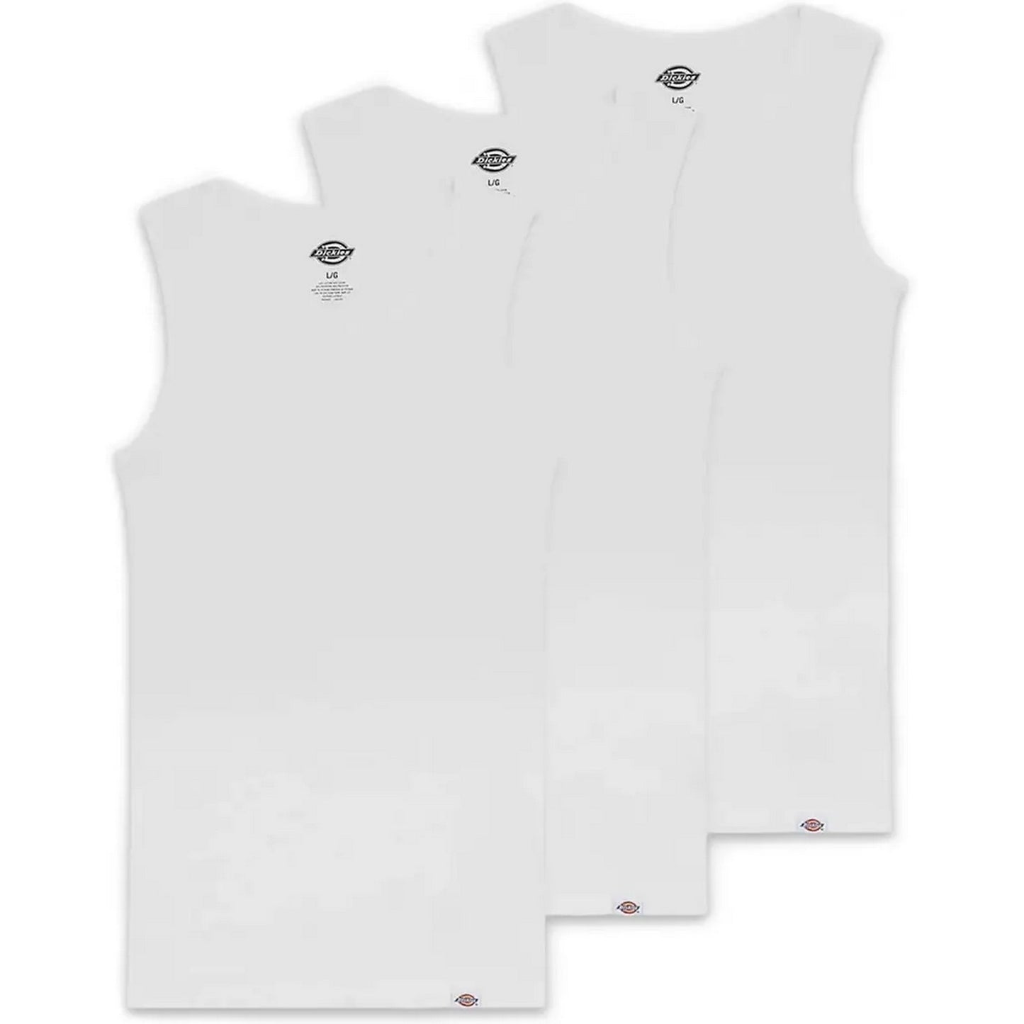 Canotte Uomo Dickies - Amsterdam 3 Pack Vest - Bianco