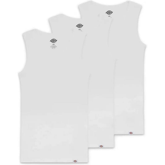 Canotte Uomo Dickies - Amsterdam 3 Pack Vest - Bianco